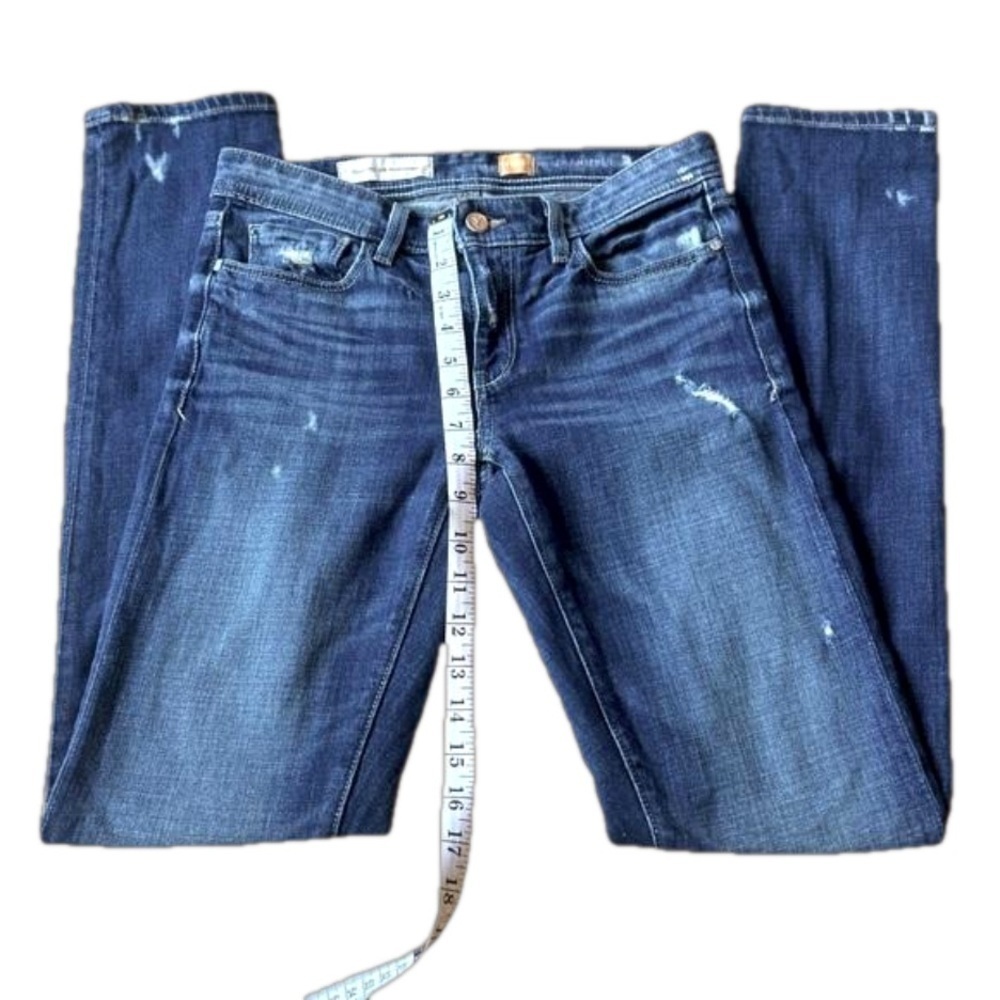 Women’s Pilcro and the Letterpress Low Rise Acid Wash Blue Jeans Size 25